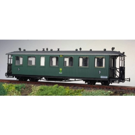 Technomodell 52411 - Wagon pasażerski 3. klasy, KSäStEB, Ep.I, zielony