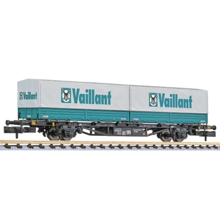 Liliput 265223 - Wagon kontenerowy Lgjs, DB, Ep.IV 'Vaillant'