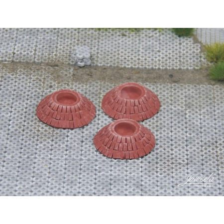 Juweela 28253 - Obramowania drzew, czerwona cegła, 10 sztuk, 1:87, H0