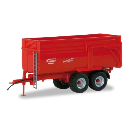 Herpa 076340-002 - Krampe naczepa Big Body 650, felgi pomalowane na srebrno