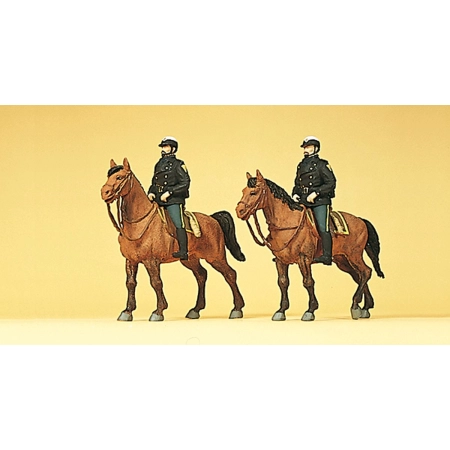 Preiser 10397 - Figurki: Policja konna, USA