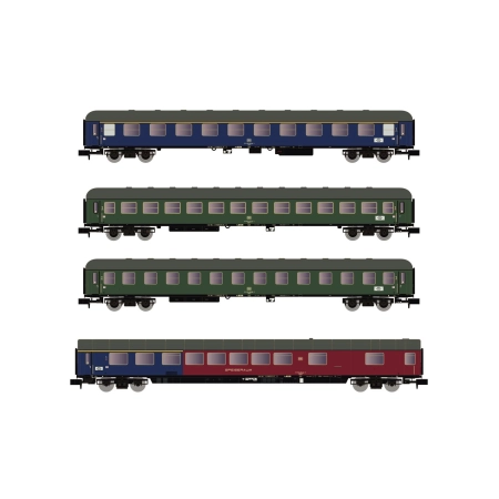 Arnold HN4359 - Zestaw 4 wagonów pasażerskich, DB, ep. IV