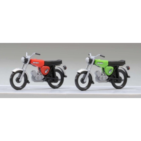 Kres 11151 - 2 Simson S51, czerwony i zielony, kompletne mabele