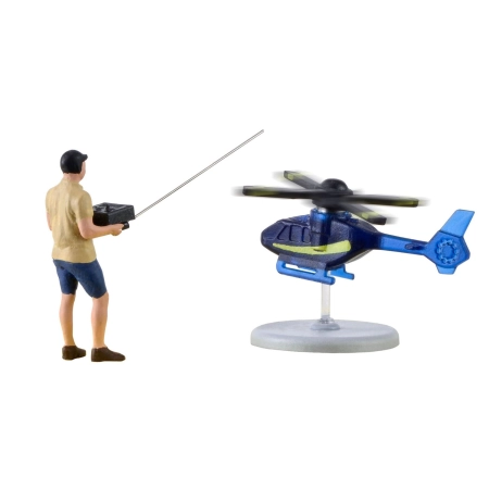 Viessmann 1563 - Pilot-hobbysta z helikopterem