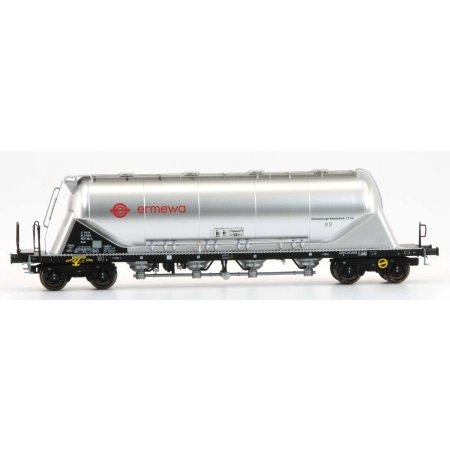 NME 503811 - Wagon silos cementu Uacns "ermewa", srebrny