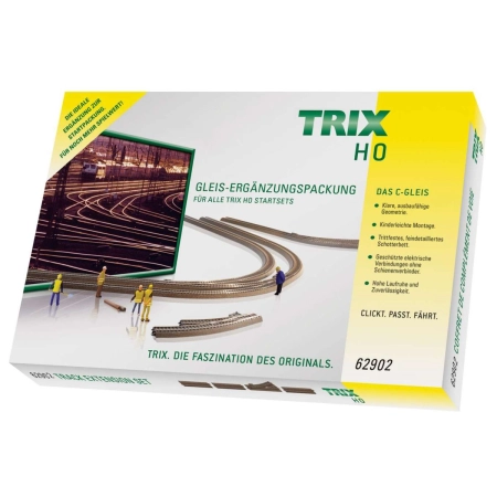 Trix 62902 - Zestaw przedłużeń toru C2.