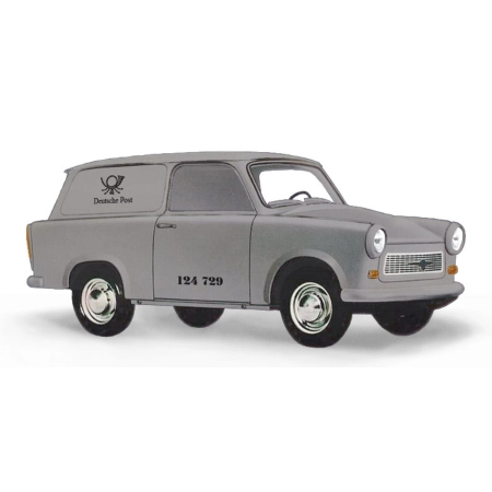 Busch 53210 - Trabant P601 Universal kombi Deutsche Post, szary, 1968 r.