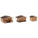 Faller 130208 - 3 domki letniskowe, 36 x 36 x 32 mm.