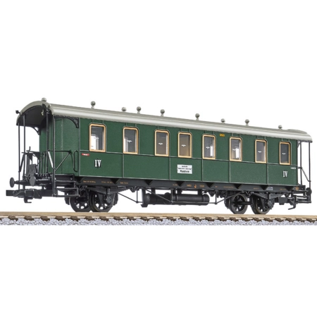 Liliput 334103 - Wagon pasażerski, 4 klasa, Di 13500, Bad 11, Baden, Ep. I