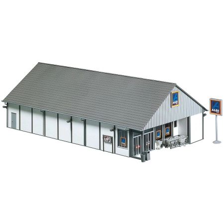 Faller 130339 - Market "ALDI". 266 x 184 x 86 mm.