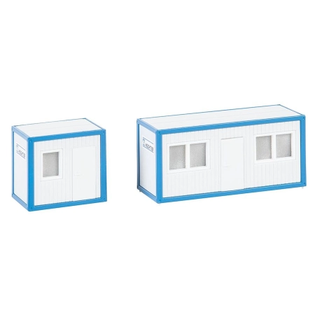 Faller 130132 - Kontenery biurowe/socjalne, 70 x 28 x 33 mm, - 35 x 28 x 33 mm