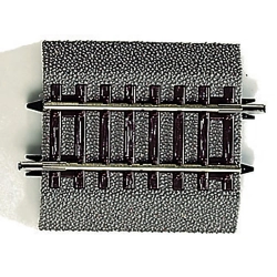 Roco 42513 - Tor prosty G1/4 57.5mm RocoLine na podkładzie gumowym.
