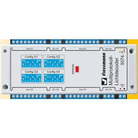 Viessmann 5074 - Wieloprotokołowy dekoder światła