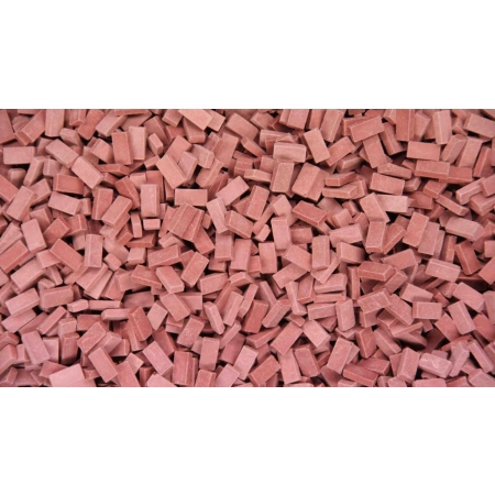 Juweela 28026 - Cegła, format normalny, ceglastoczerwony ciemny, 3000 sztuk, 1: 87, H0