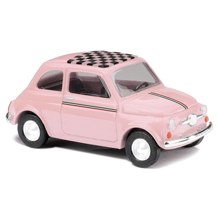 Busch 48733 - Fiat 500 Pretty in Pink, rok produkcji 1965