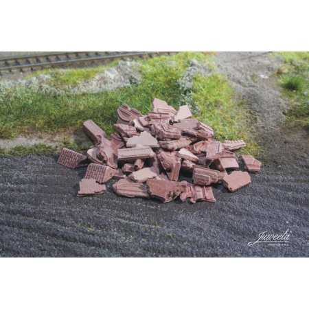 Juweela 21213 - Gruz budowlany czerwony, 40g, 1:120, TT