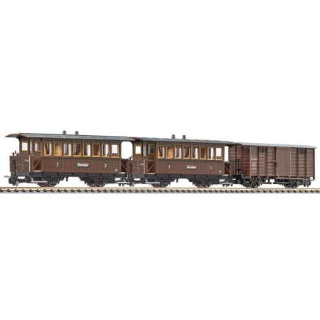 Liliput 340018 - Zestaw 3 wagonów pasażerskich, Zillertalbahn, Ep.III