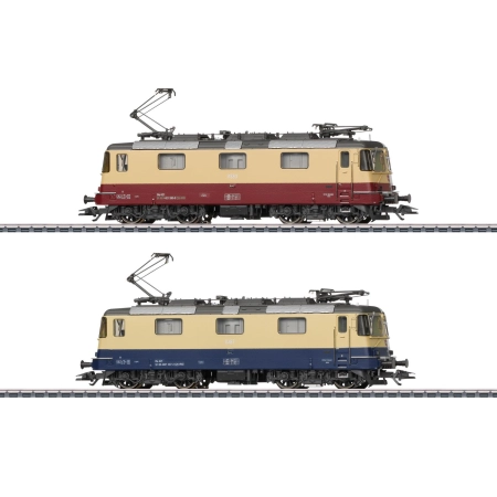 Märklin 37300 - Zestaw 2 lokomotyw elektrycznych Re 421, SBB, Ep.VI, dźwięk MFX