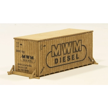 Joswood 40195 - Średnia skrzynia 'MWM Diesel' 2 sztuki, 62 x 22 x 25 mm