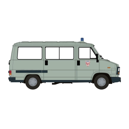 Brekina 34913 - Peugeot J5 Bus, Police CRS, 1982