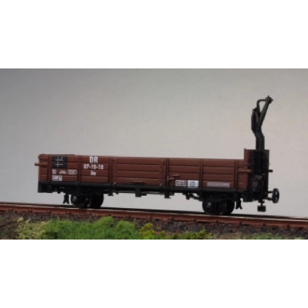 Technomodell 54232 - Wagon towarowy węglarka, DR, Ep.III, brązowy