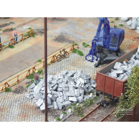 Juweela 28189 - Złom aluminiowy przemysłowy, 75g, 1:87, H0