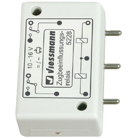 Viessmann 5228 - Przekaźnik kontroli pociągu, bistabilny, 2 x 1UM