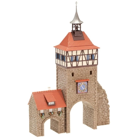Faller 130406 - Brama miejska z dobudówką, 18,5 x 7,7 x 27,9 cm