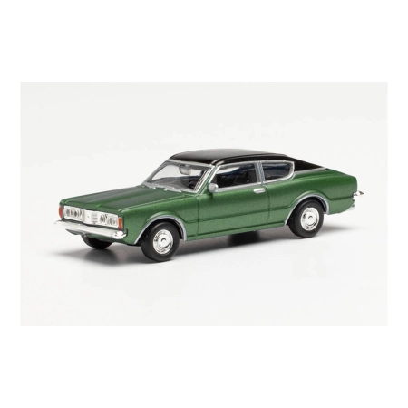 Herpa 033398-002 - Ford Taunus 1600 Coupé (Knudsen), ciemnozielony metalik