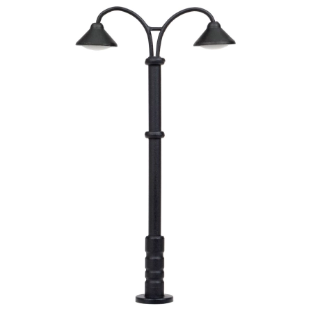 Viessmann 6409 - Latarnia platformowa Baden-Baden, podwójna, LED ciepła biel