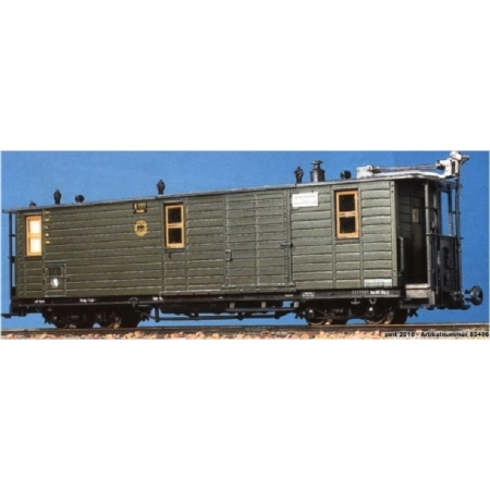 Technomodell 53406 - Wagon maszynisty, DRG, Ep.II, zielony