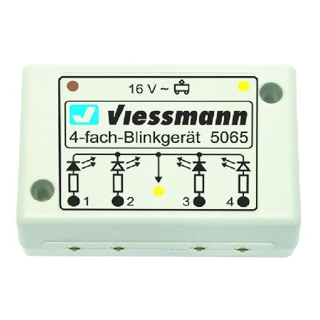 Viessmann 5065 - Poczwórna elektronika do efektu migających świateł