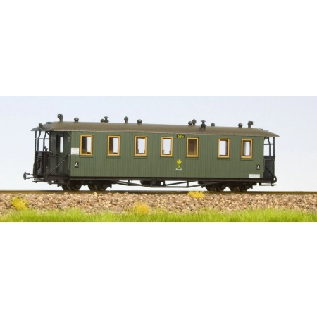 Technomodell 52405 - Wagon pasażerski 4. klasa, KSäStEB, Ep.I, zielony