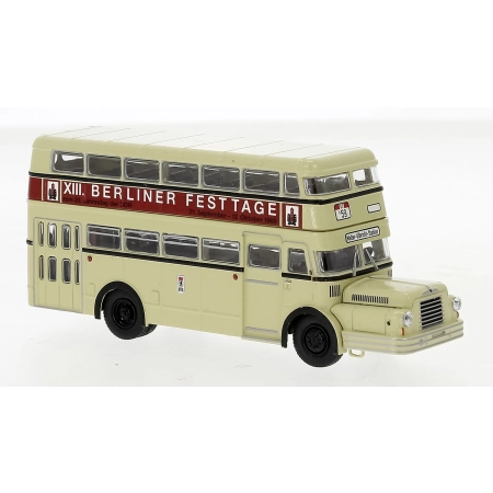 Brekina 61208 - Autobus IFA Do 56, 1960 r., BVG - Festiwal w Berlinie, 1960 r.