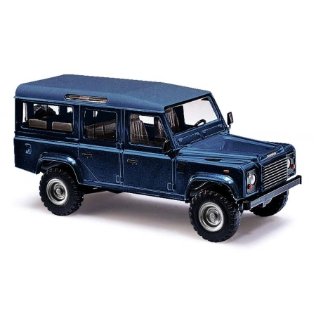 Busch 50352 - Land Rover Defender „Metallica”, rok produkcji 1983, niebieski