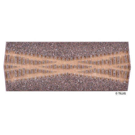 Tillig 86324 - Podłoże pod krzyzówkę (ciemny brąz), K1