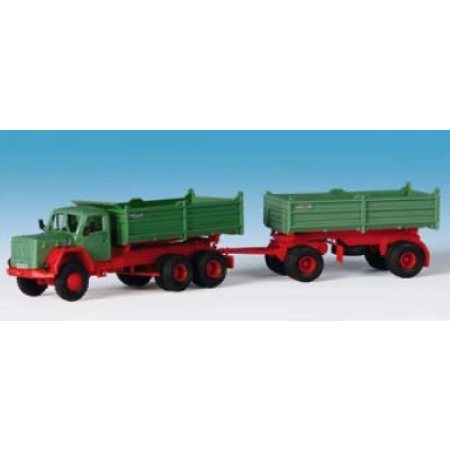 Kibri 14063 - Magirus Deutz 230D 26AK z przyczepą.
