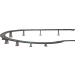 Faller 120471 - Zestaw wiaduktowy R437,5, 188 x 71 mm.