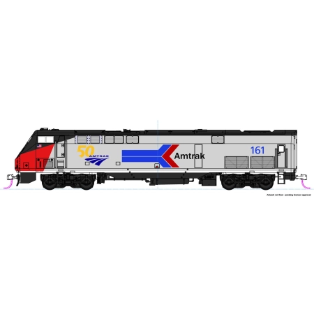 Kato-Lemke K376114 - Spalinówka GE P42 Genesis #161, Amtrak, Ep.VI „50th Anniversary”