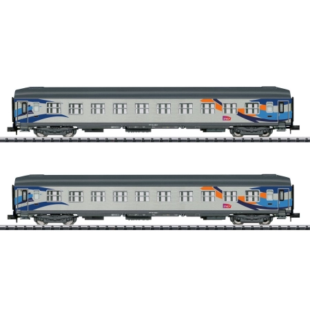 Trix 18211 - Zestaw 2 wagonów pasażerskich „Croisière”, SNCF, Ep. V-VI