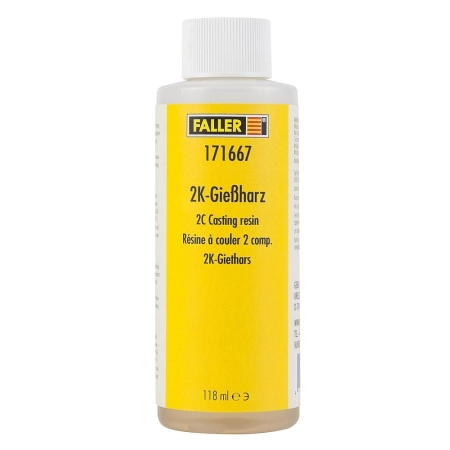 Faller 171667 - Masa żywiczna, 2-składnikowa, 118ml