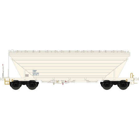 NME 513606 - Wagon do przewozu zboża Uagpps 80m³ "Total Care", biały.