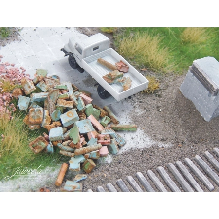 Juweela 21268 - Złom metalowy w kolorze rdzawym, 25g, 1:120, TT