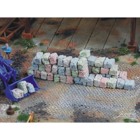 Juweela 28219 - Tłoczony złom samochodowy, 40 g, ok. 72 sztuk, 1:87, H0