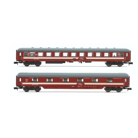 Trix 18254 - Zestaw 2 wagonów pasażerskich „EC Venezia”, CFR, Ep.V-VI, część 3