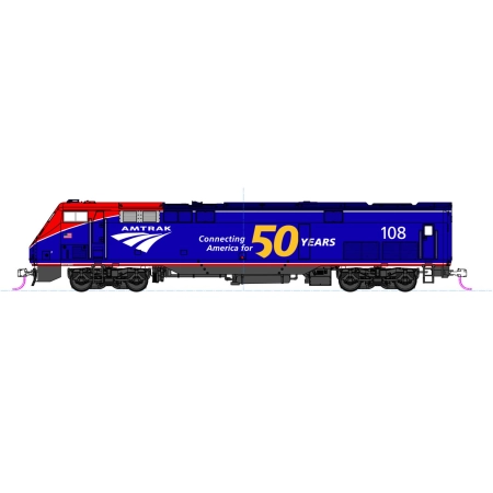 Kato-Lemke K376115 - Spalinówka GE P42 Amtrak #108, 50th Anniversary..., Ph.VI, Ep.VI