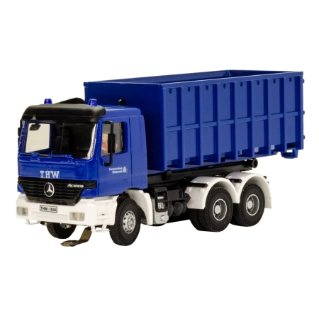 Viessmann 8070 - CarMotion THW MB ACTROS 3-osiowy z kontenerem roll-off
