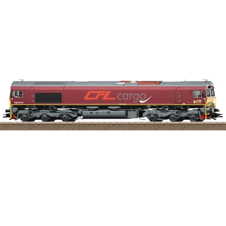 Trix 22698 - Spalinówka Class 66, CFL-Cargo, Ep.VI, dźwięk MFX-DC