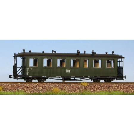 Technomodell 52417 - Wagon pasażerski 2. klasy, DR, Ep.III, zielony