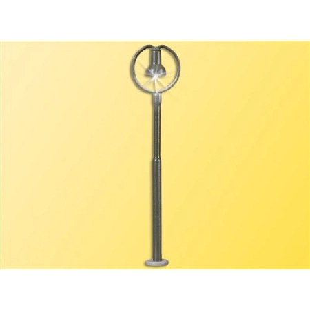 Viessmann 6435 - Nostalgiczna lampa peronowa, LED, ciepła biel